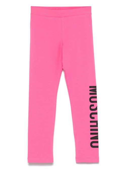 Leggings bambina rosa MOSCHINO KID-TEEN | HDP06GLBA0050533